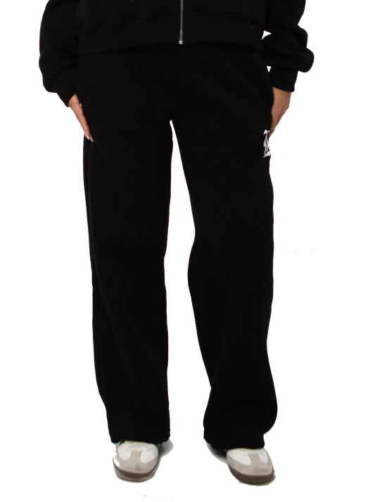 LOCCO BLACK BAGGY PANTS