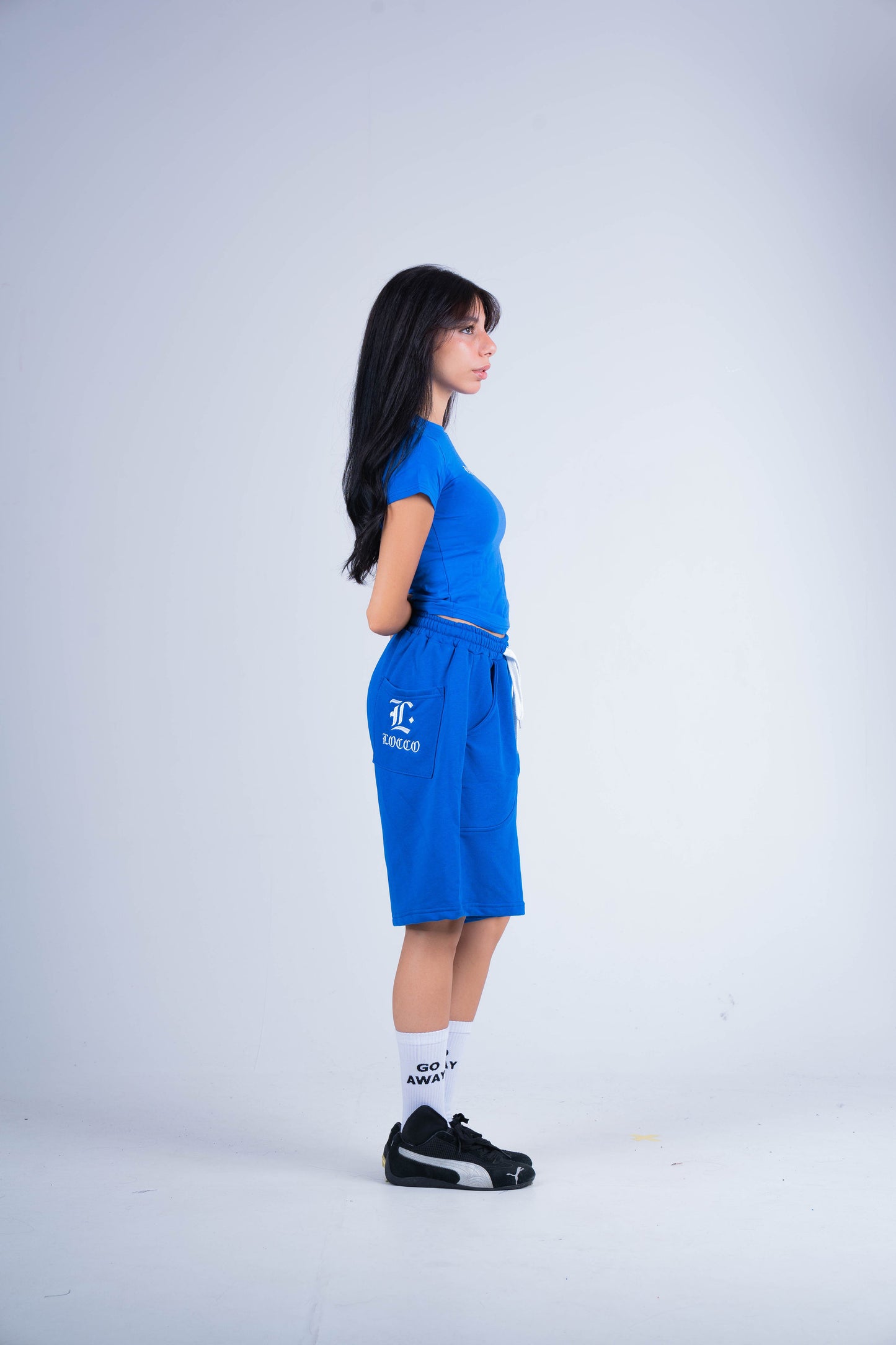Blue Mono Tee
