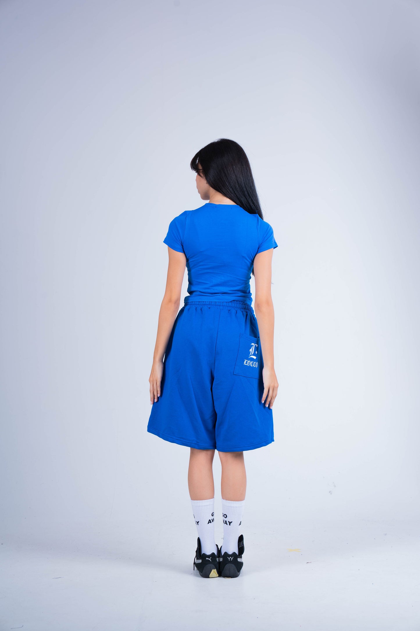 Blue Mono Tee