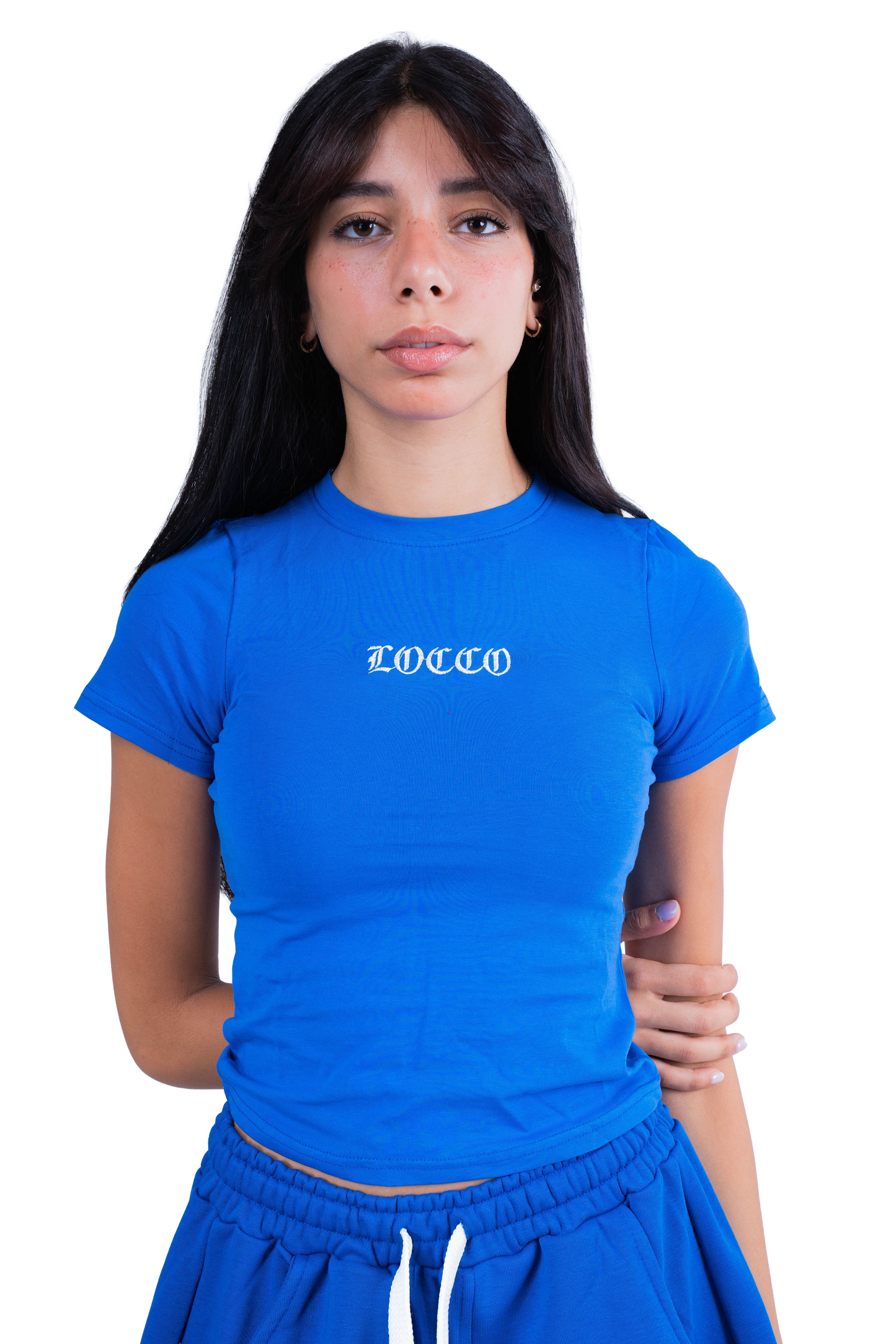 Blue Mono Tee