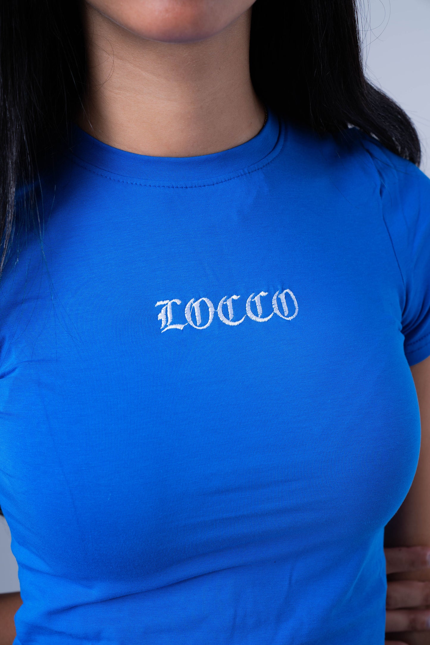 Blue Mono Tee