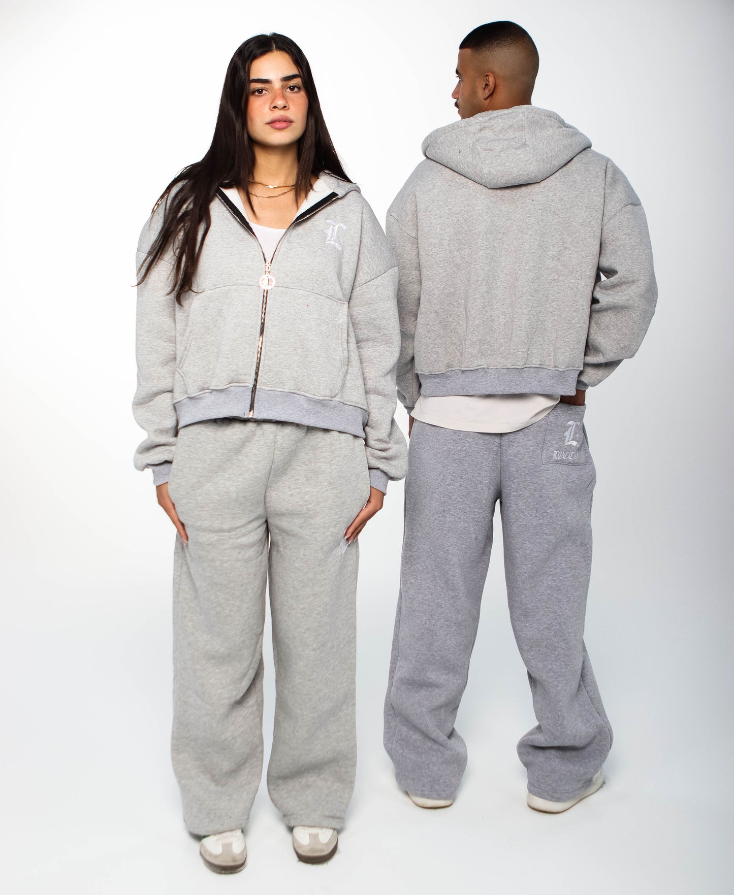 LOCCO LIGHT GRAY JACKET