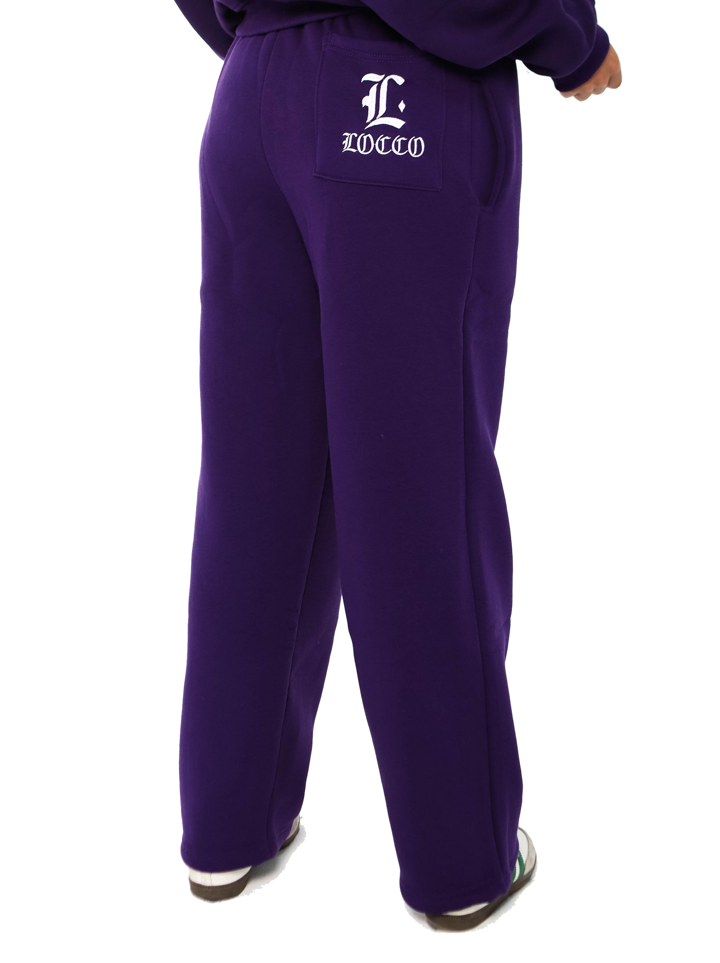 LOCCO PURPLE BAGGY PANTS