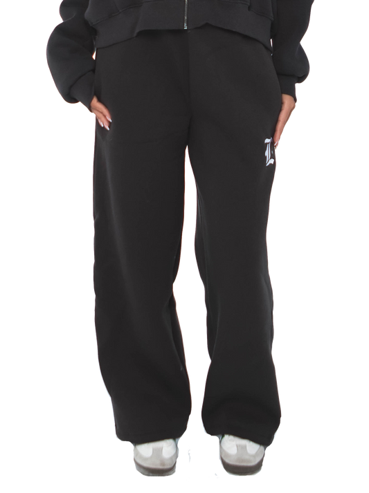 LOCCO DARK GREY BAGGY PANTS