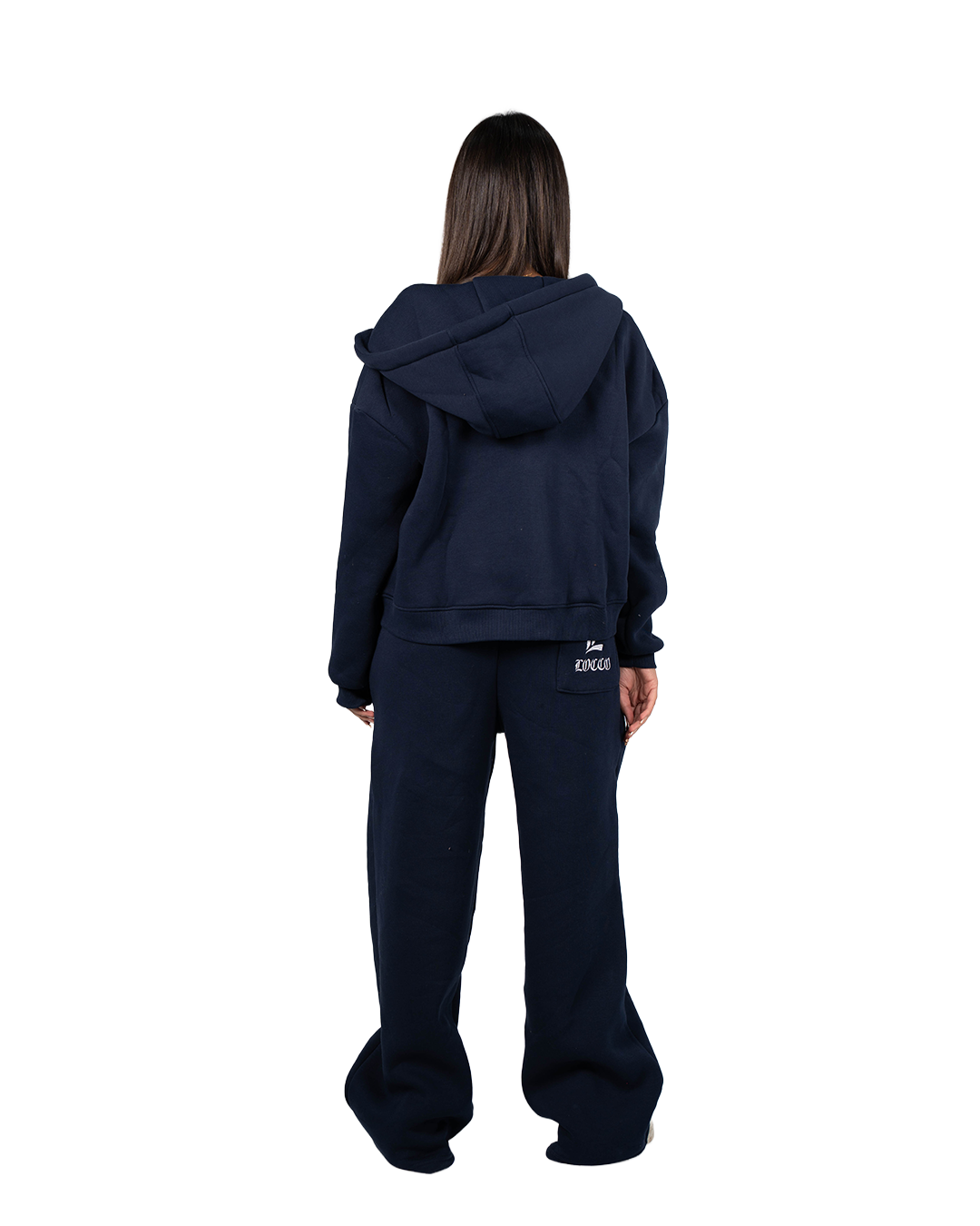 LOCCO NAVY BAGGY SWEATPANTS (Winter)