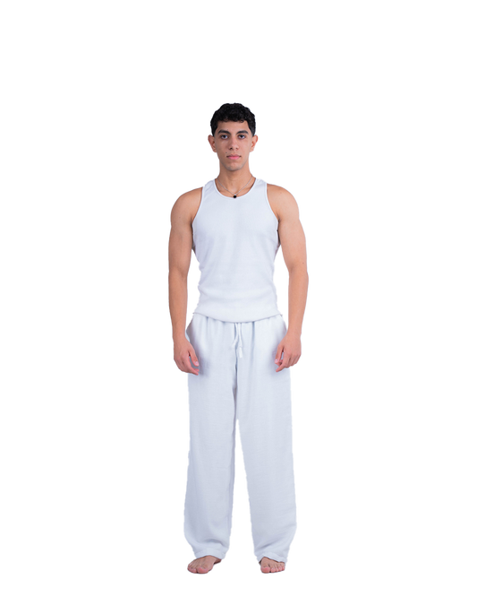 White Linen Pants