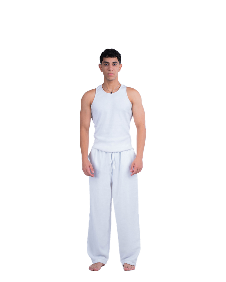 White Linen Pants