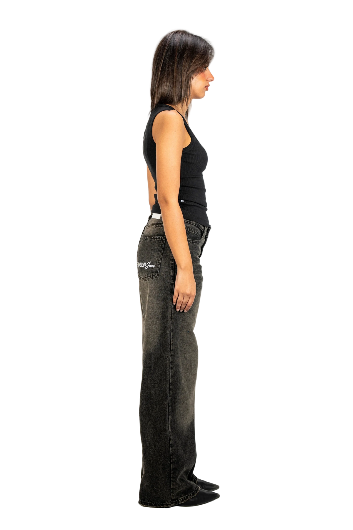 WASHED BLACK DENIM