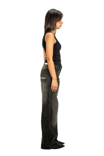 WASHED BLACK DENIM