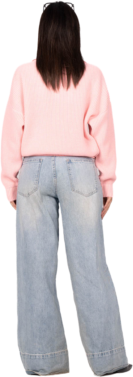 PINK KNITTED SWEATER