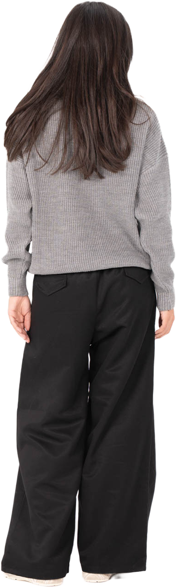 GREY KNITTED SWEATER