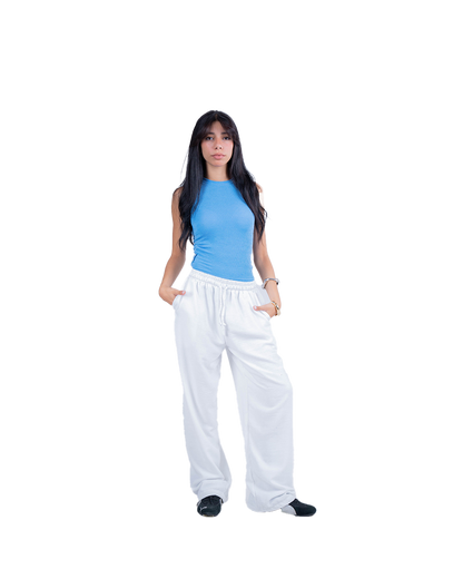 Light Blue Ribbed Wave Tank
