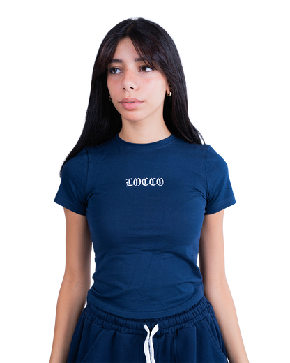 Navy Mono Tee