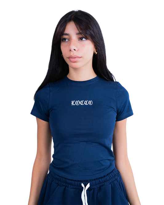 Navy Mono Tee