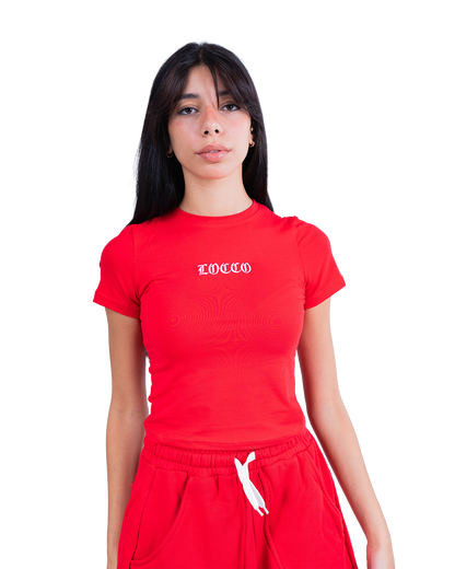 Red Mono Tee