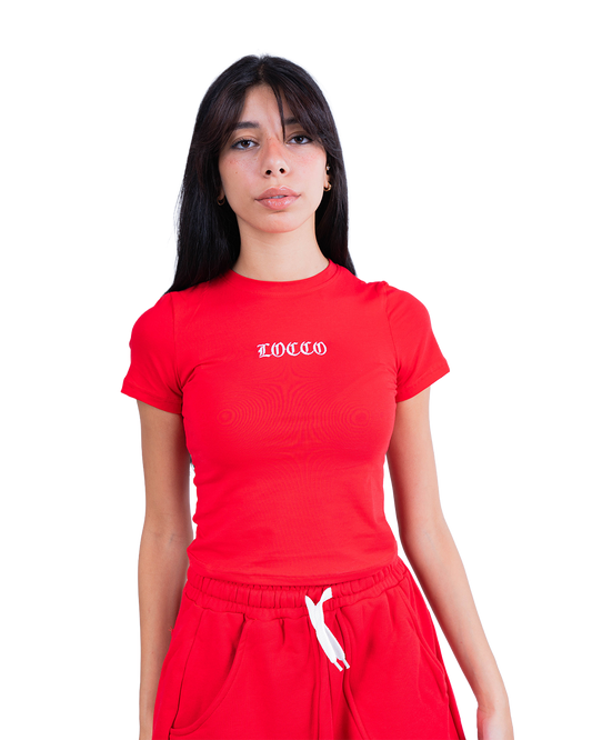 Red Mono Tee