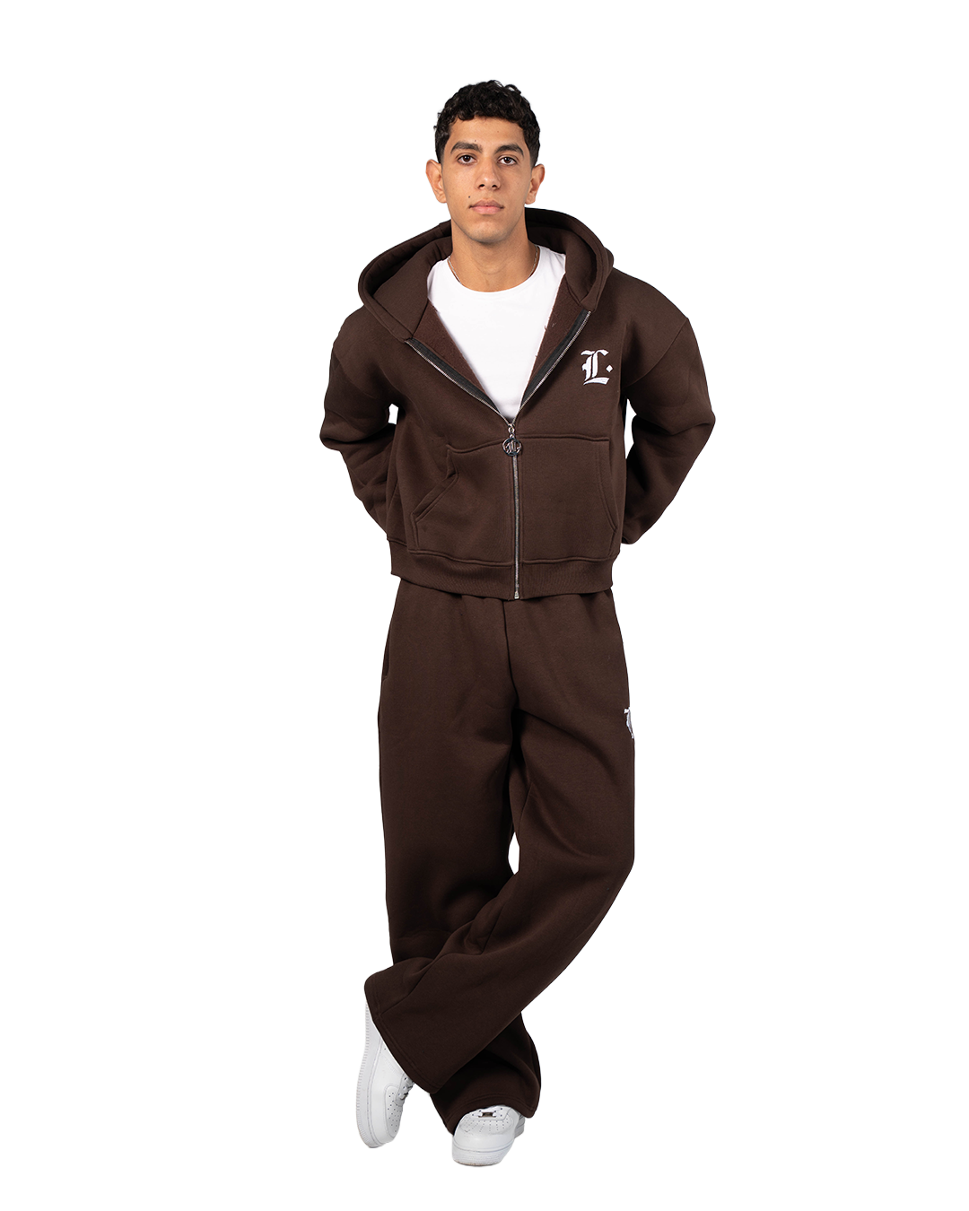 LOCCO BROWN BAGGY PANTS (Winter)