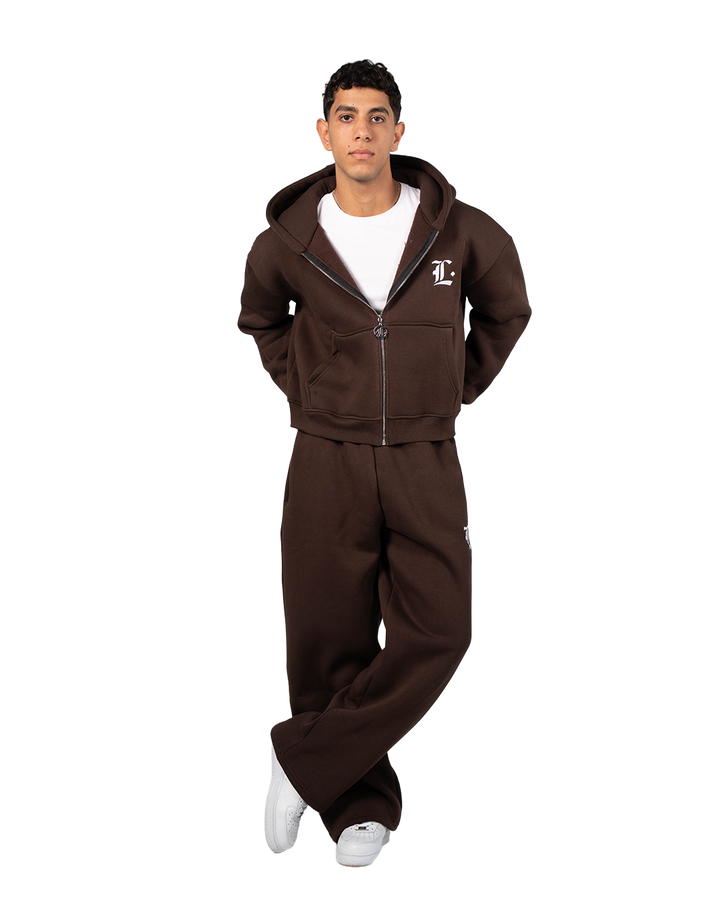 LOCCO BROWN BAGGY PANTS (Winter)