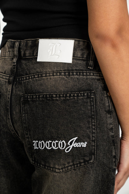 WASHED BLACK DENIM