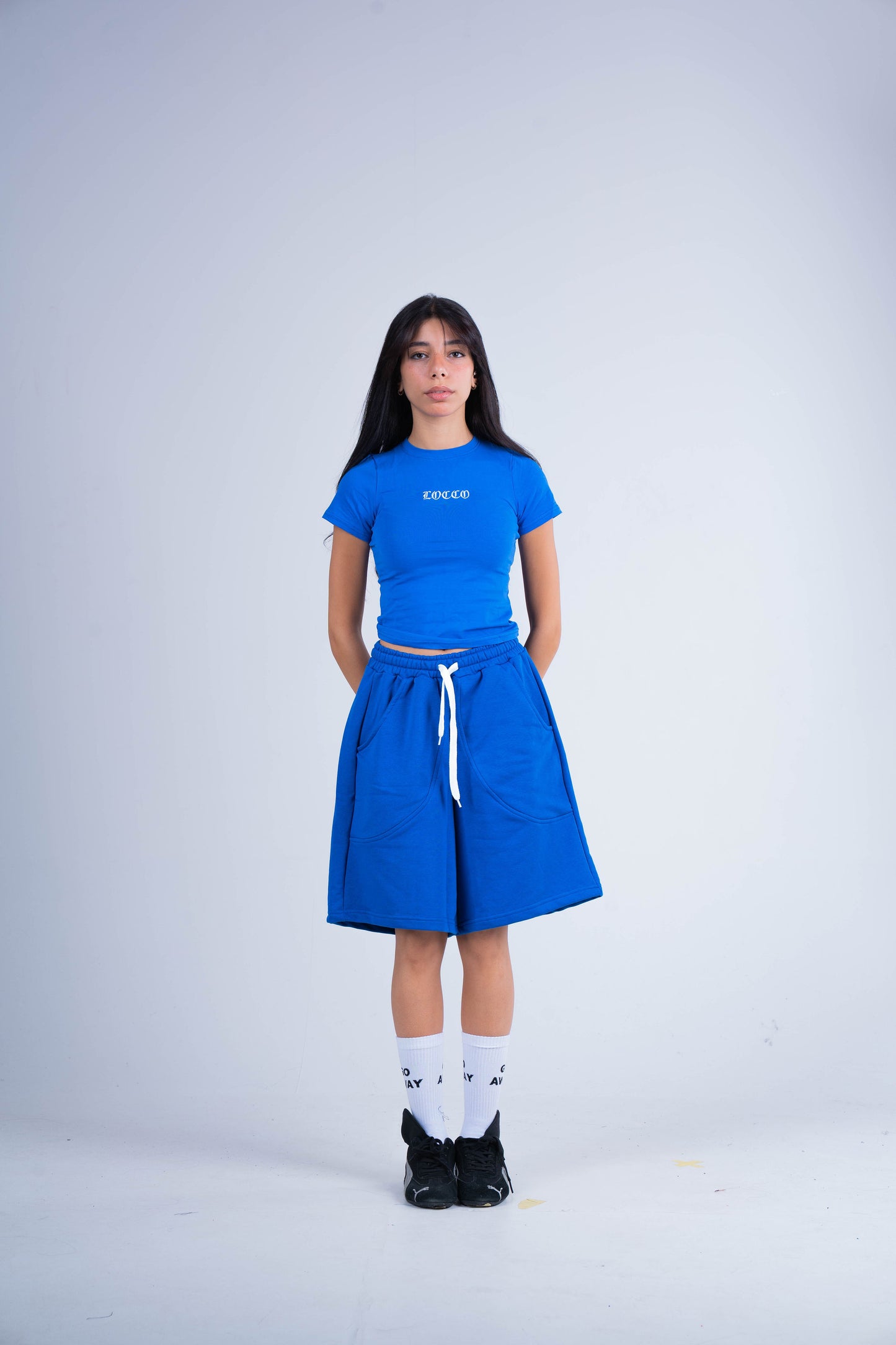 Blue Mono Tee