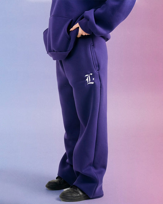 LOCCO PURPLE BAGGY PANTS