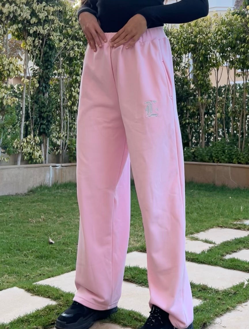 LOCCO PINK BAGGY PANTS