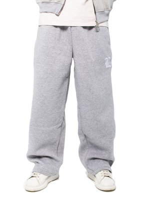 LOCCO LIGHT GREY BAGGY PANTS