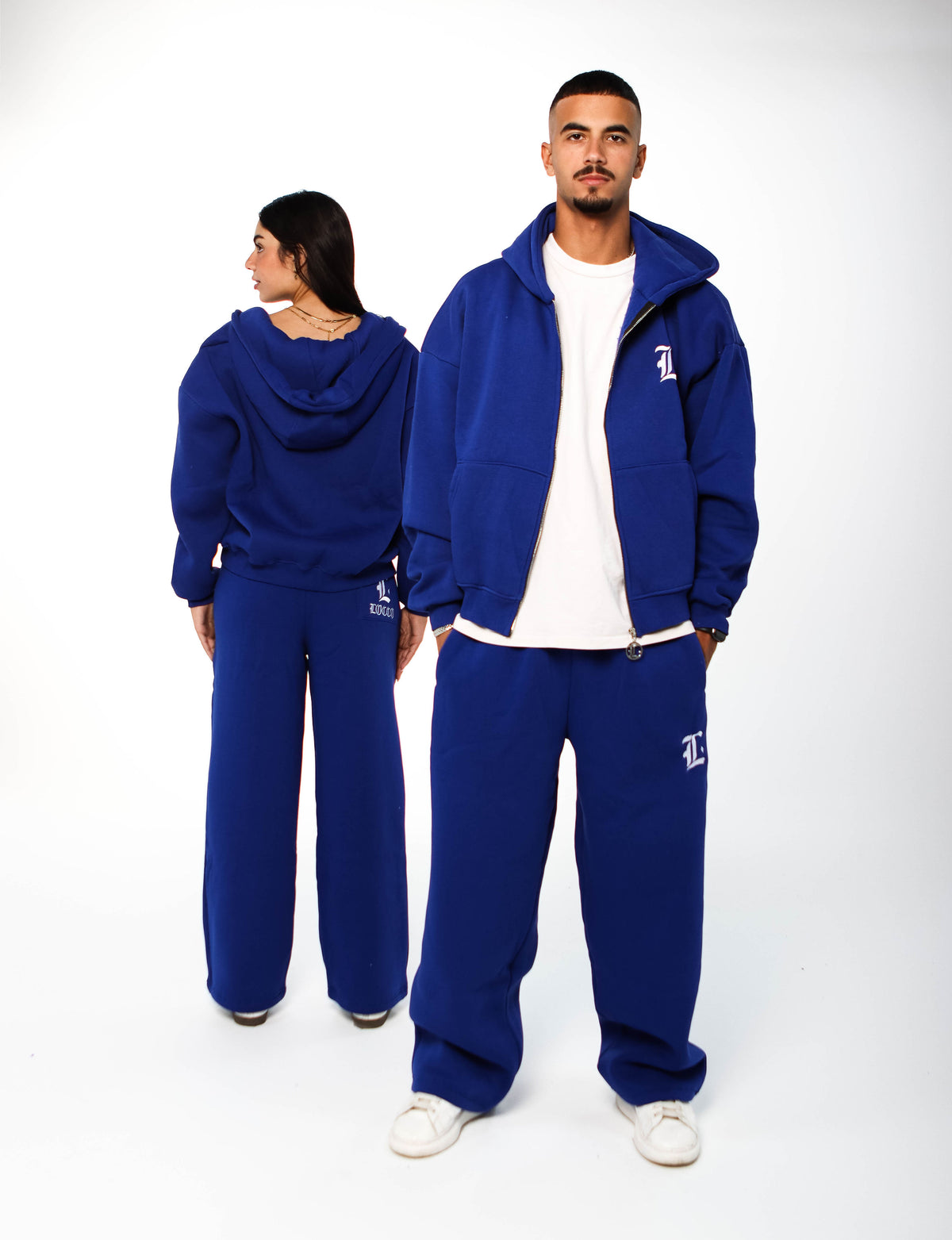 Locco LOCCO BLUE BAGGY PANTS (Winter) – Locco.eg