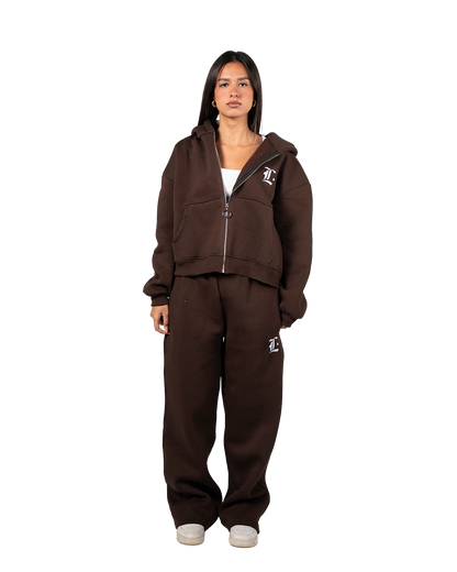 LOCCO BROWN BAGGY PANTS (Winter)