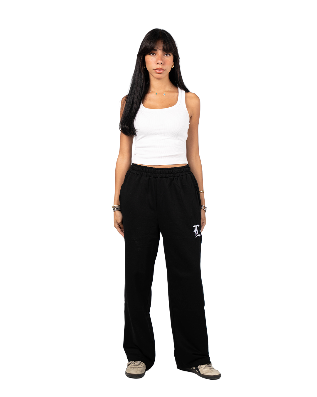 BLACK SUMMER SWEATPANTS