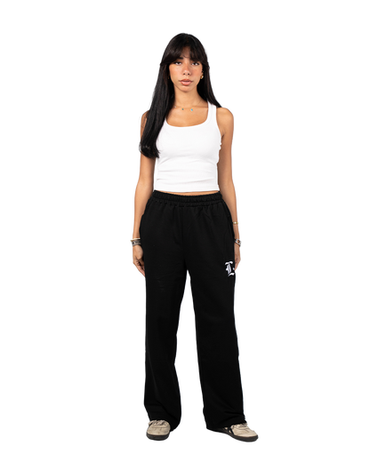 BLACK SUMMER SWEATPANTS