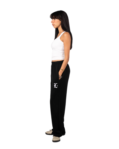 BLACK SUMMER SWEATPANTS
