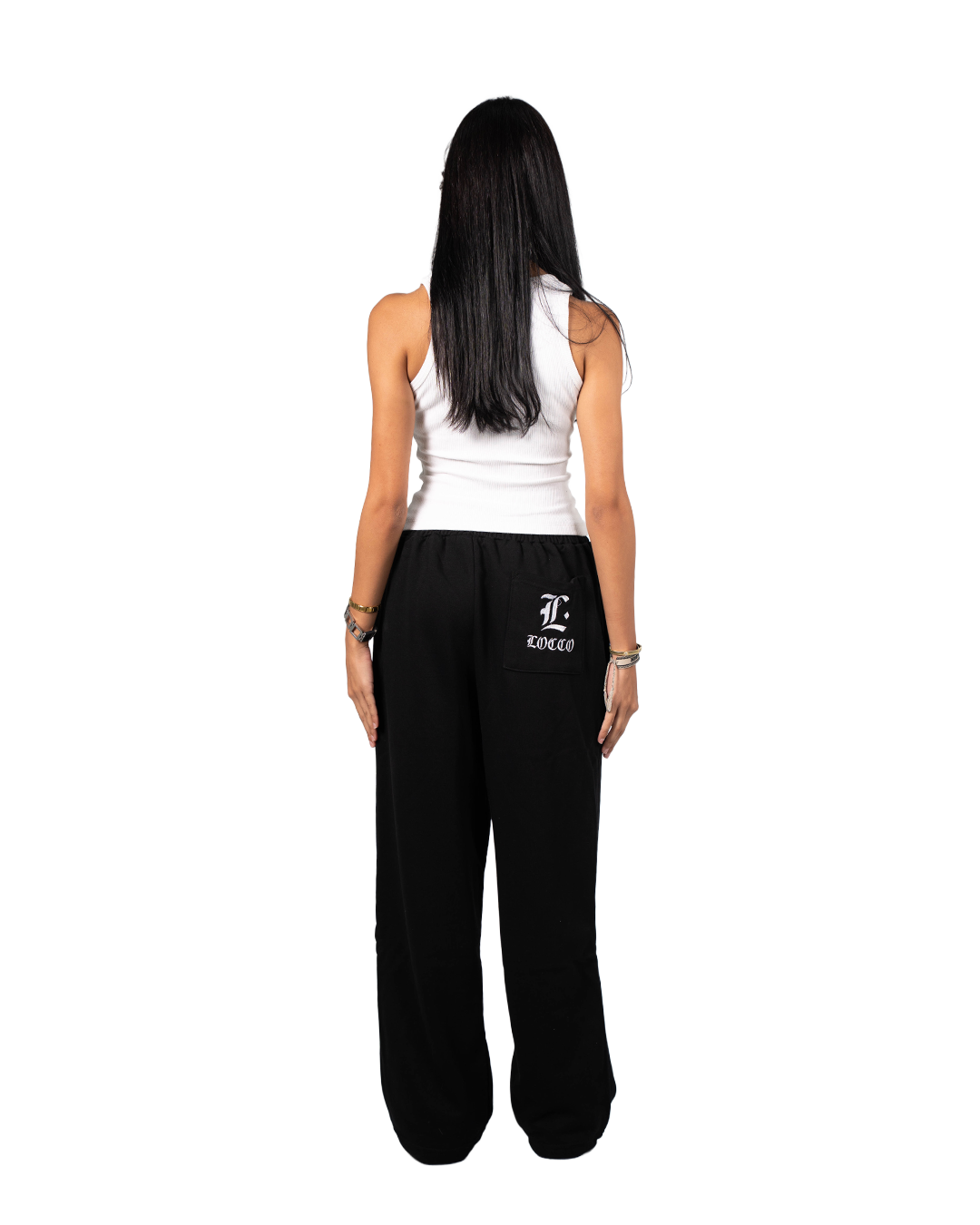 BLACK SUMMER SWEATPANTS