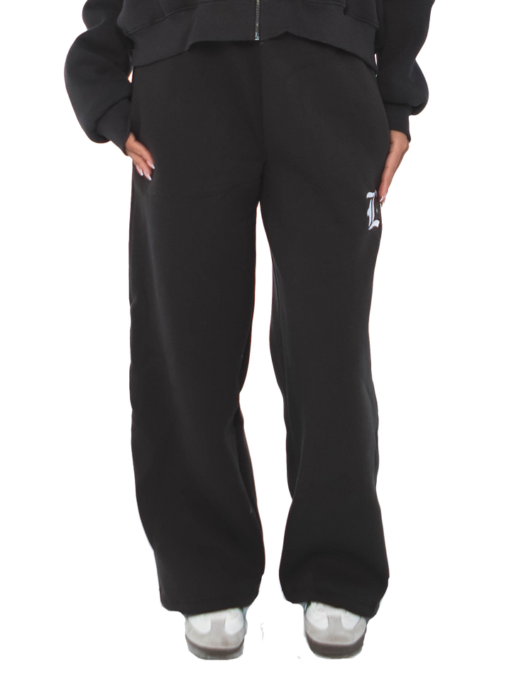 LOCCO DARK GREY BAGGY PANTS
