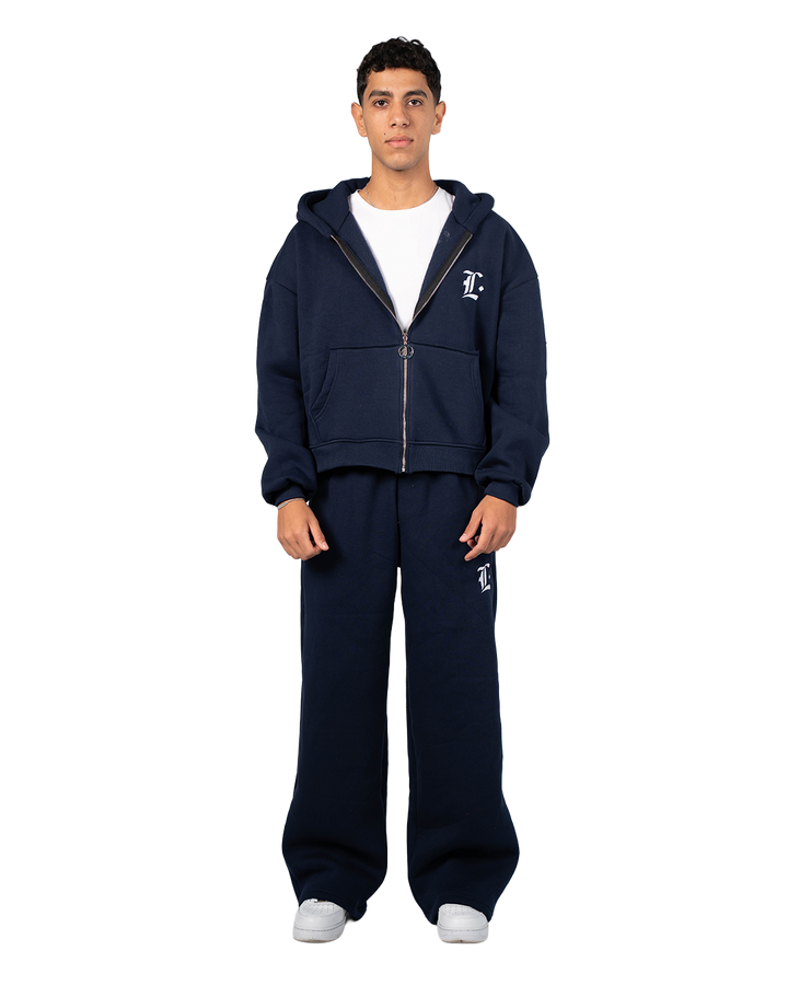 LOCCO NAVY BAGGY PANTS (Winter)