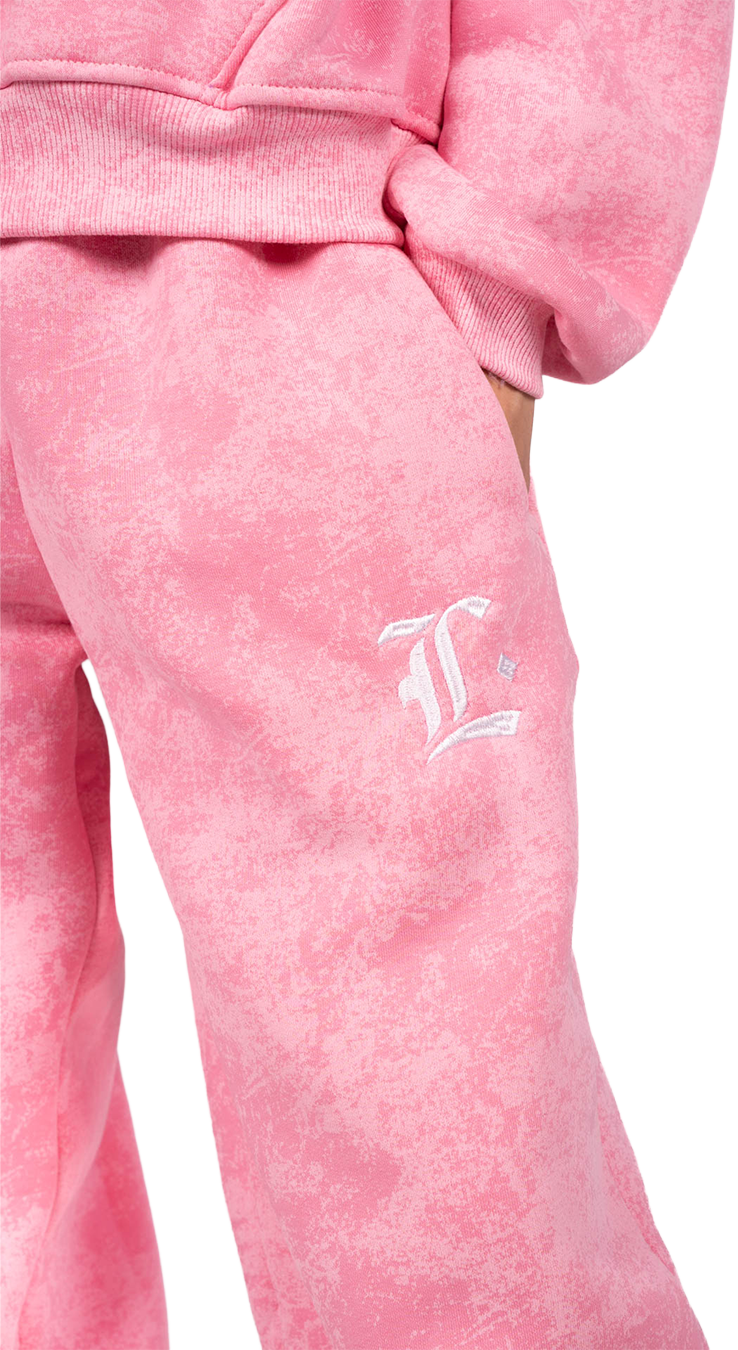 LOCCO BUBBLY PINK BAGGY PANTS (WINTER)