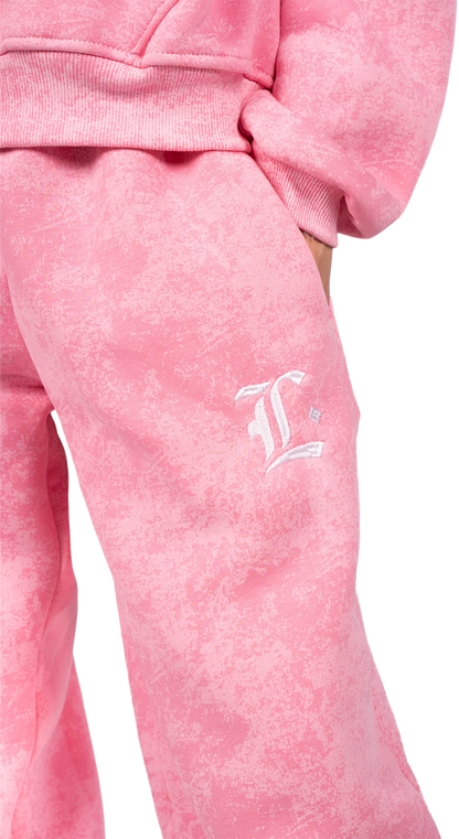 LOCCO BUBBLY PINK BAGGY PANTS (WINTER)