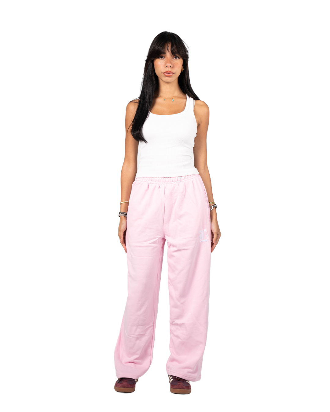 PINK SUMMER SWEATPANTS