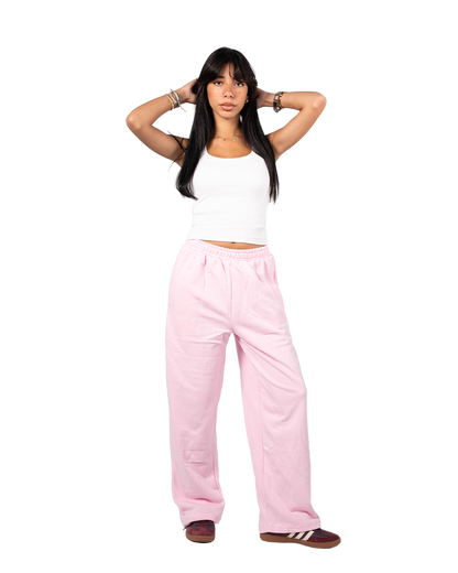 PINK SUMMER SWEATPANTS